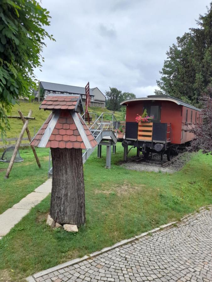 Eisenbahnromantik Im Urlaub Heinsdorfergrund Ngoại thất bức ảnh