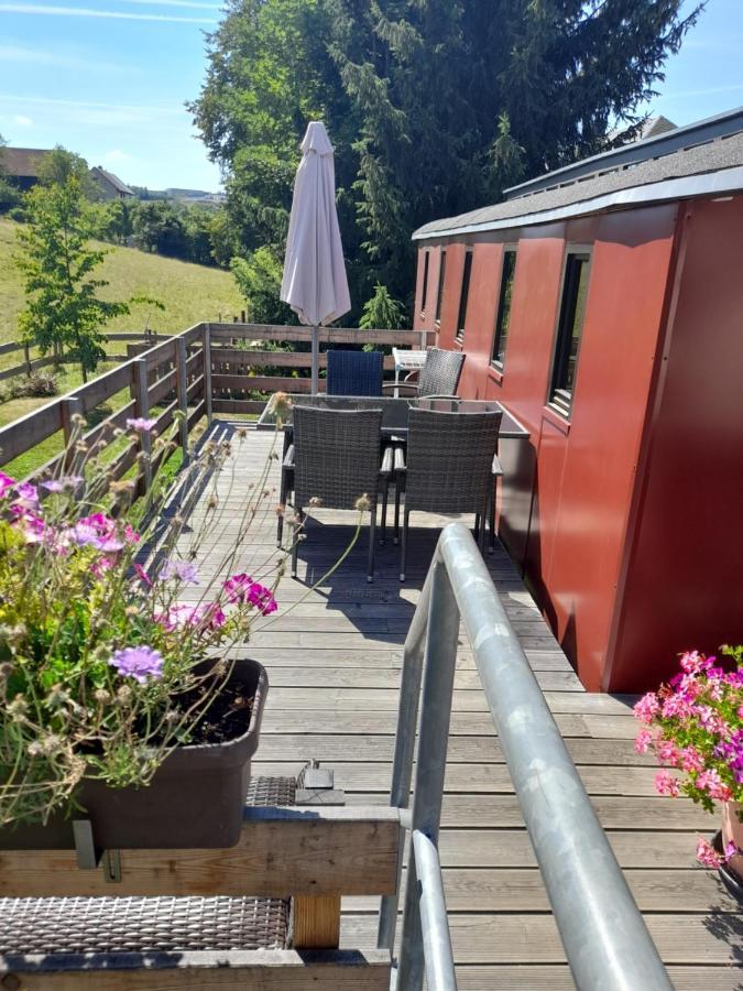 Eisenbahnromantik Im Urlaub Heinsdorfergrund Ngoại thất bức ảnh